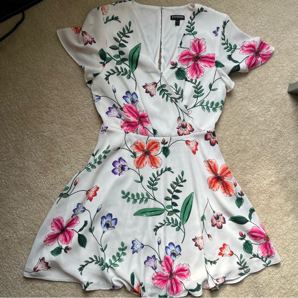 Express floral print dress